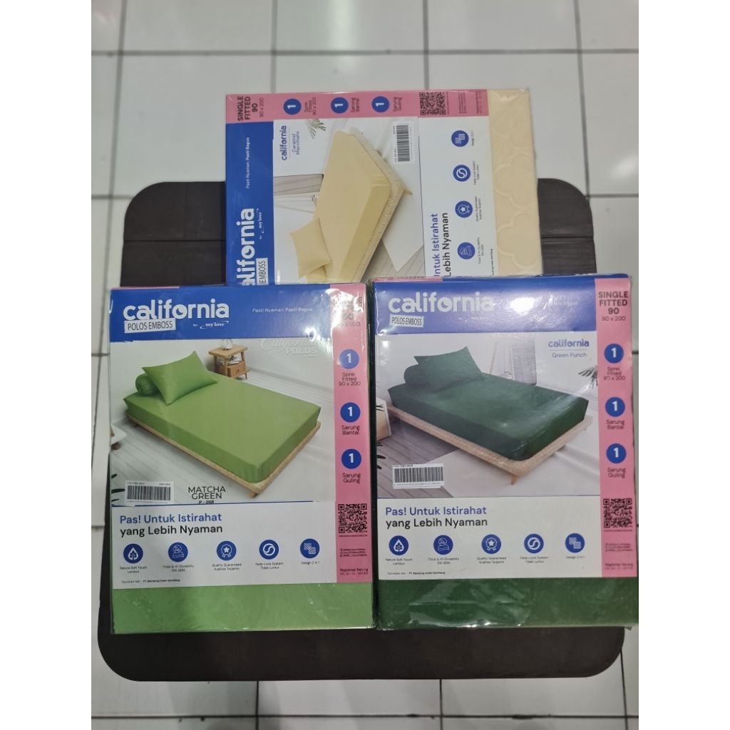 Sprei California Ukuran 90×200 Cm