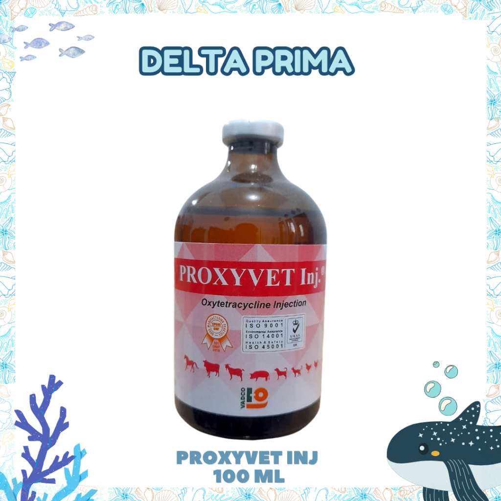 PROXYVET INJ 100 ML - AB Spektrum Luas Hewan Ternak Like Kaloxyvet, Oxy SB