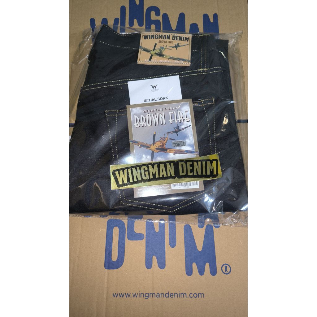 Wingman Denim Brownfire 17Oz