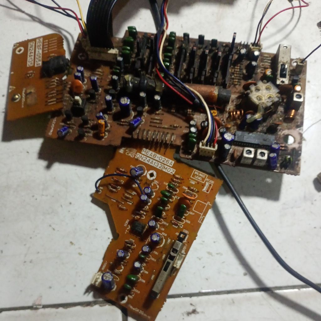 PCB radio am FM +equalizer +priamp head  copotan dari compo POLYTRON aman lulus uji dikirim sesuai p