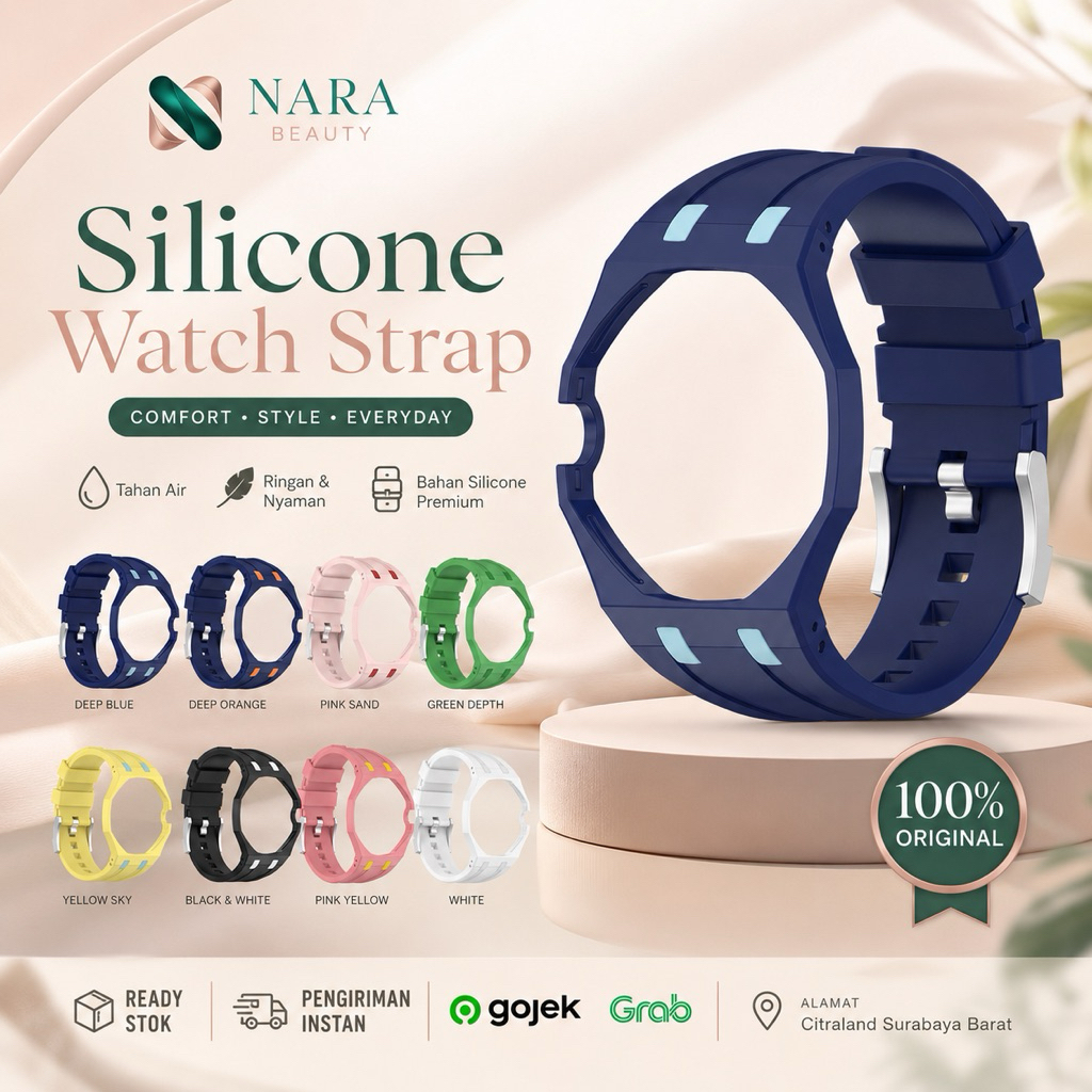 rubbera strap swatch x ap Royal Pop tali jam rubber swatch ap