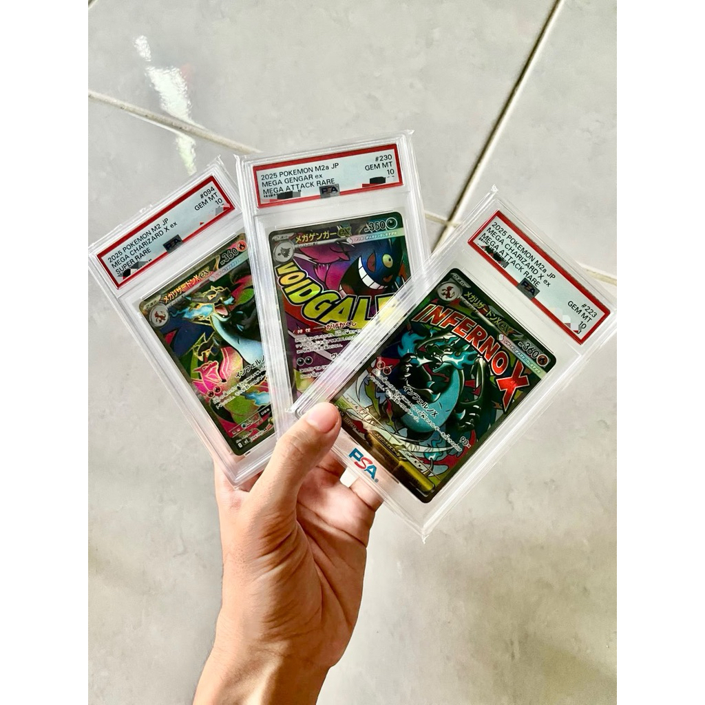 Kartu pokemon slab psa 10