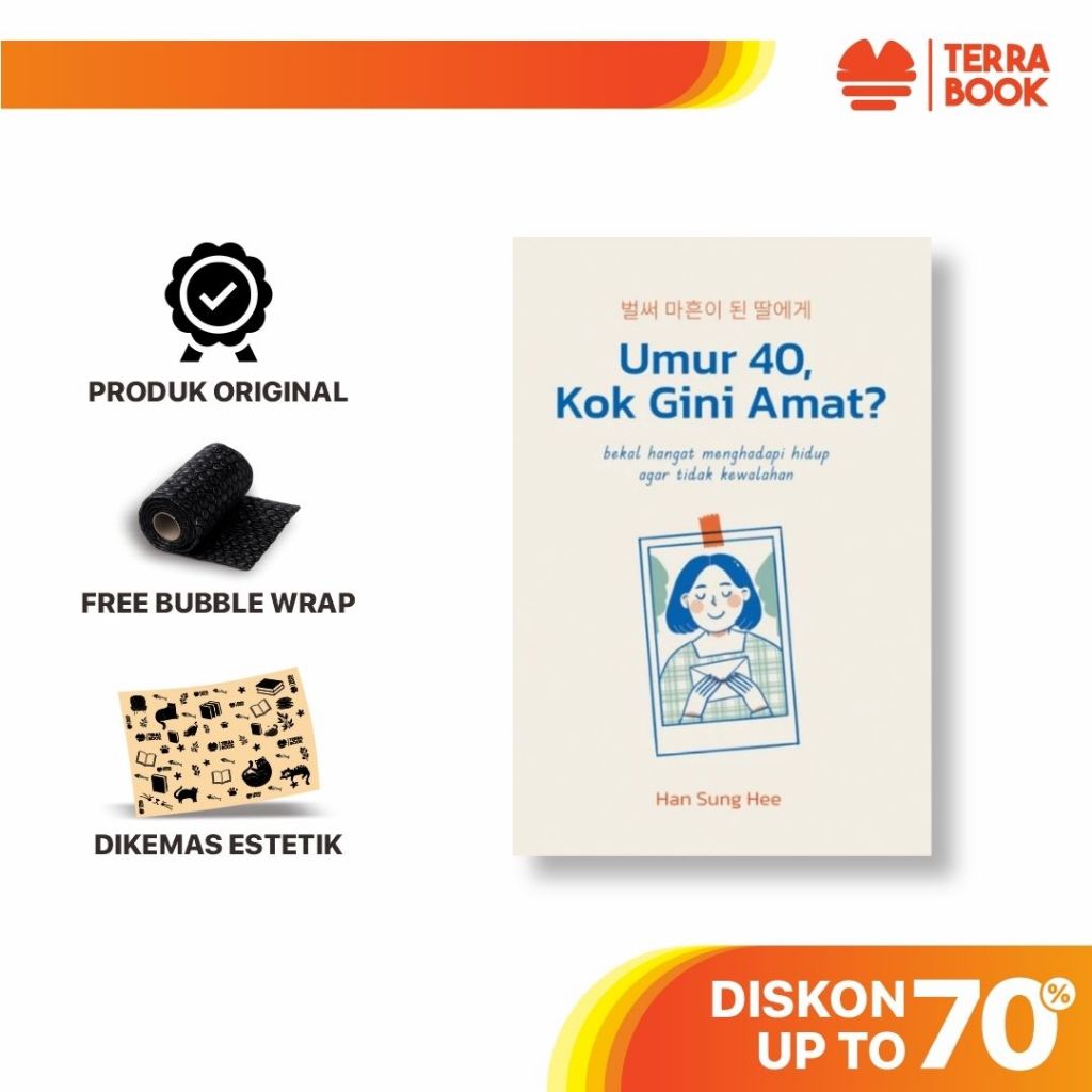 Non Fiksi | Umur 40 Kok Gini Amat? - Han Seonghee | Penerbit Haru