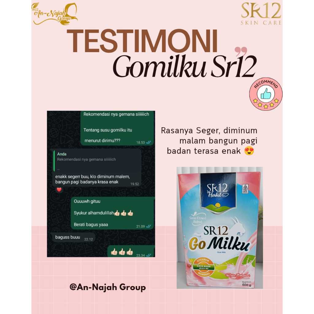 gomilku Sr12 gomilku sr12 susu kambing etawa gomilku gold gomilku sr12 200 gr 600 gr