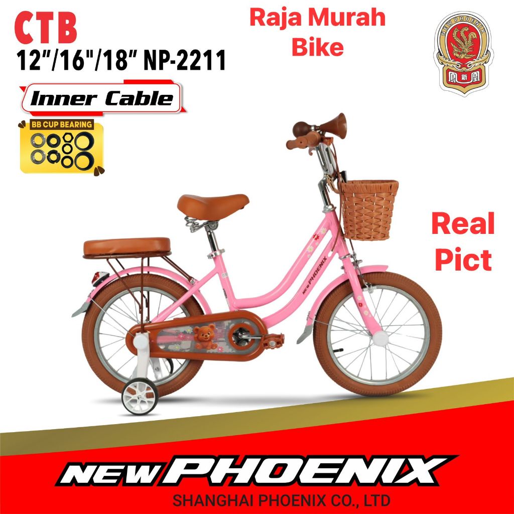 sepeda anak mini Phoenix 2211 16 inch sepeda anak perempuan mini 16 inch Phoenix