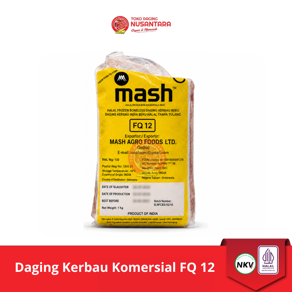 Daging Kerbau Komersial – Daging Kerbau Beku Tanpa Tulang | Toko Daging Nusantara