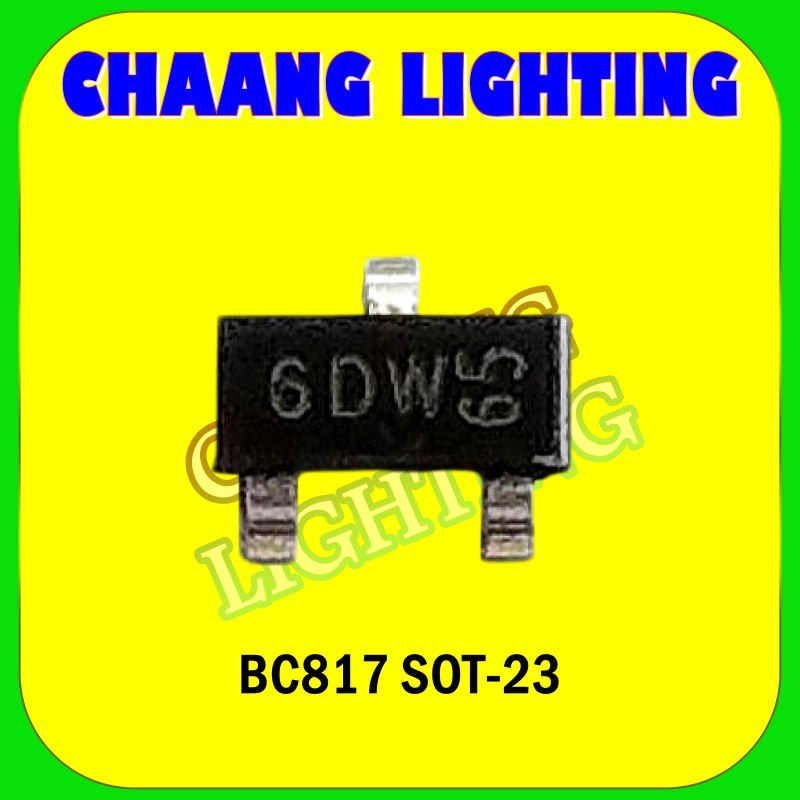 BC817 SMD TRANSISTOR BC817 SOT23 NPN SMD CODE 6DW CODE MARKING 6WD65