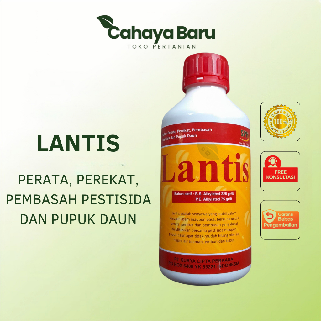 LANTIS 1L (BAHAN PERATA, PEREKAT,PEMBASAH PESTISIDA DAN PUPUK DAUN)