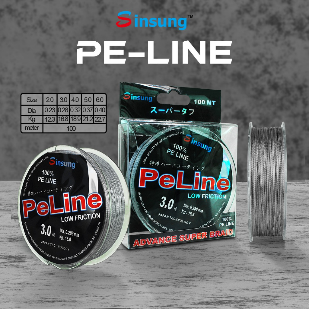 Senar PE murah kuat 100meter