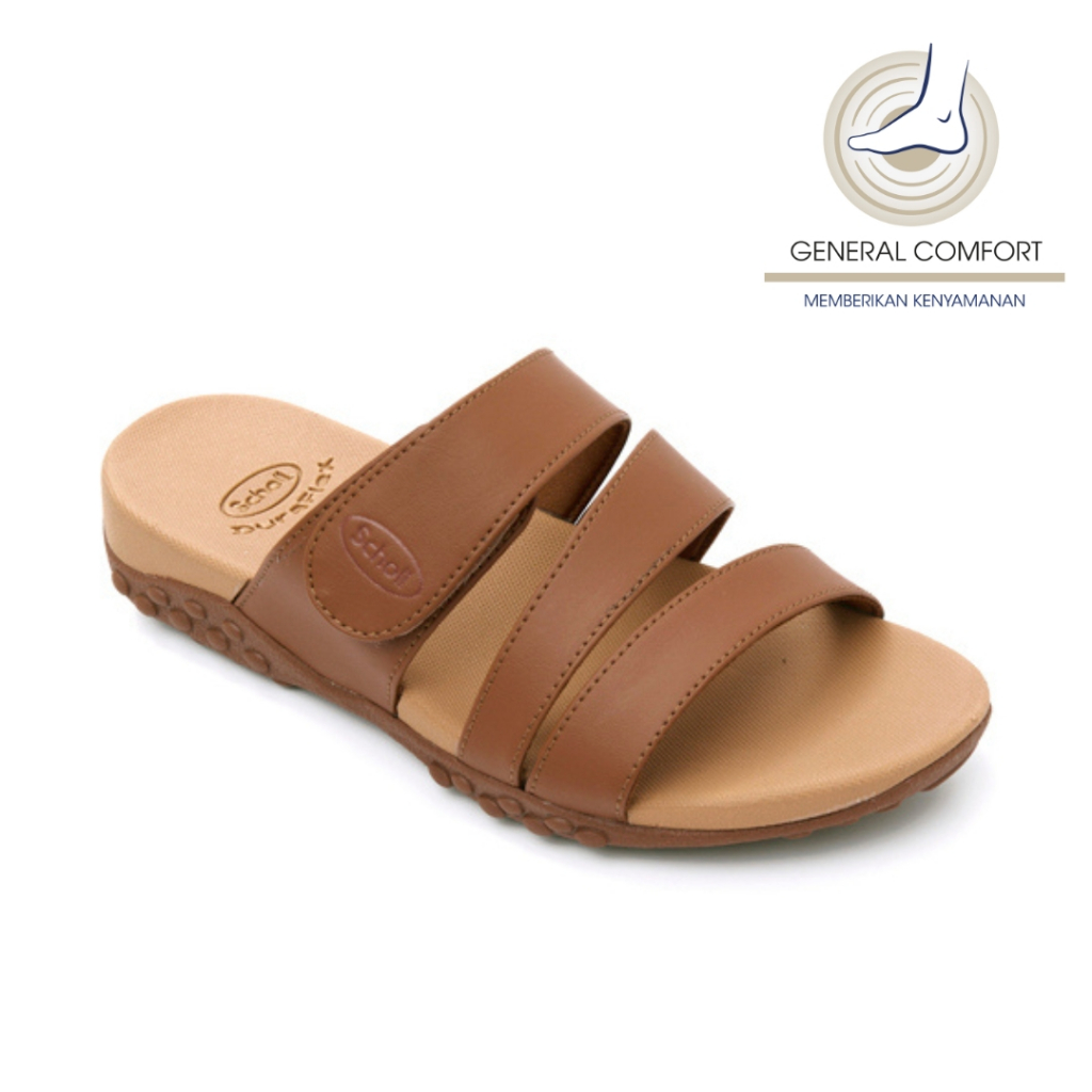 Scholl Libbi Brown 442 Sandal Wanita