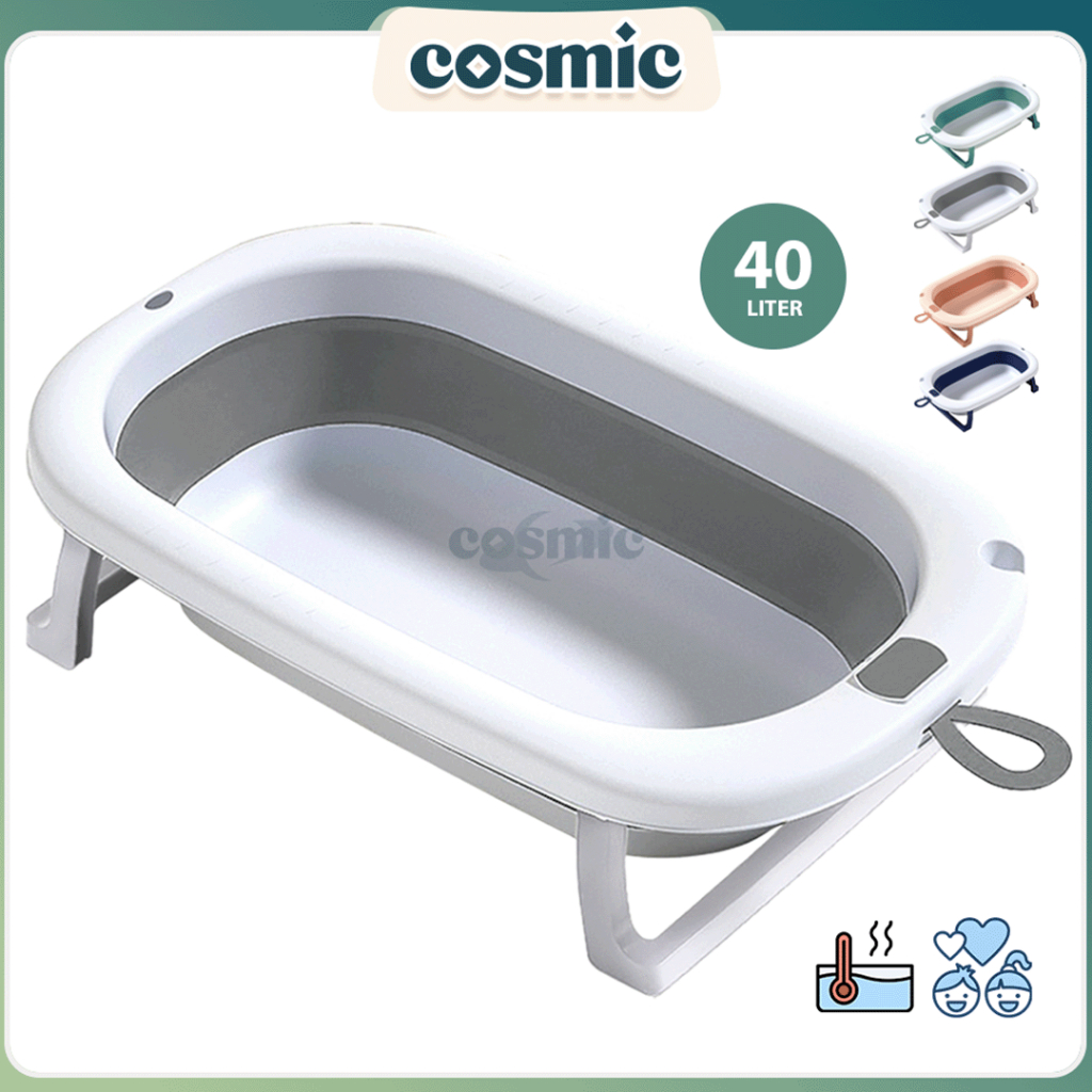 COSMIC Bak Mandi Bayi Jumbo Lipat Premium Foldable Baby Bathtub Portable