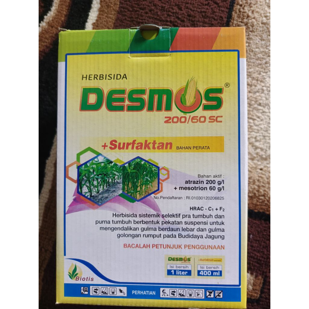 DESMOS HERBISIDA SELEKTIF JAGUNG 200/60sc isi 1liter