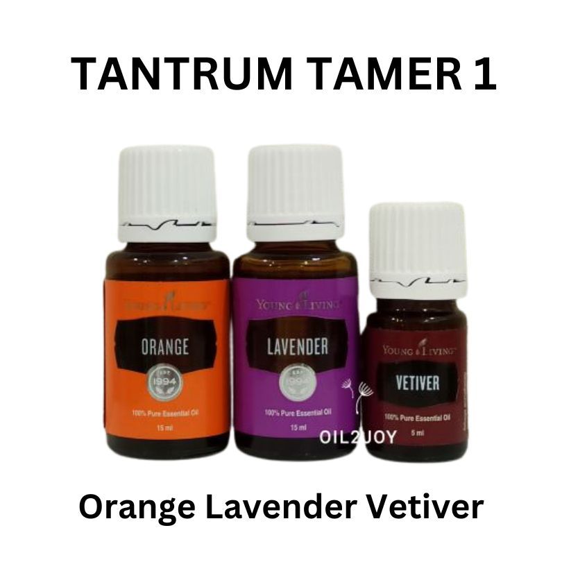 Tantrum Tamer Blend 1 Vetiver Lavender Orange YL YLEO Essential Oil 5ml 15ml