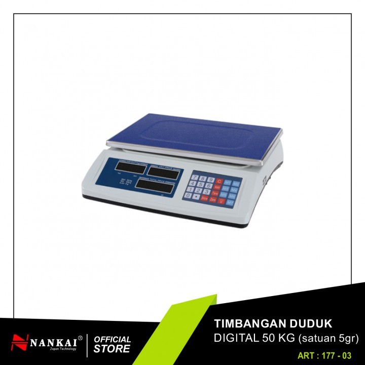 TIMBANGAN DUDUK DIGITAL 50KG NANKAI