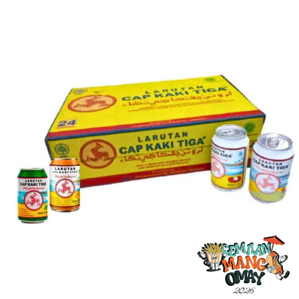 LARUTAN CAP KAKI TIGA KALENG 320 ML 1 DUS ISI 24 PCS TERMURAH LEZAT DAN NIKMAT