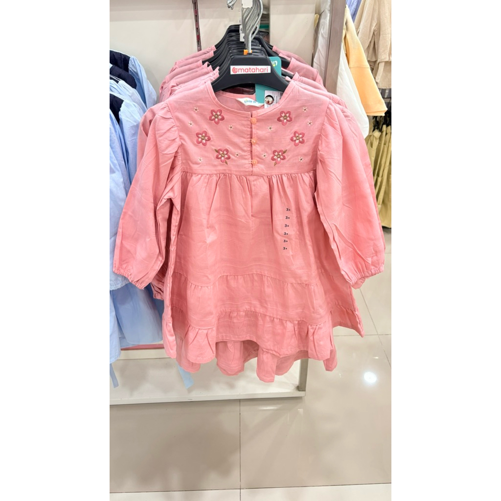 Midi Dress Anak Perempuan LittleM