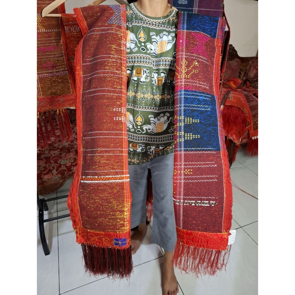 Ulos Batak Toba Sadum Simata Dua Baris/Marsimata Dua