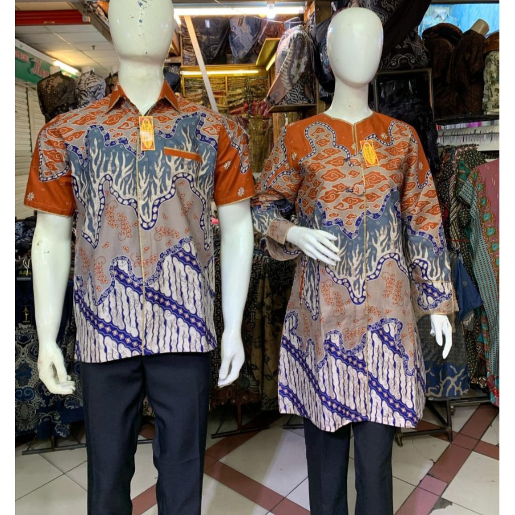 Baju Batik Tunik Premium | Batik Tunik Couple | Batik Tunik Modern | Batik Sarimbit | Batik Katun La