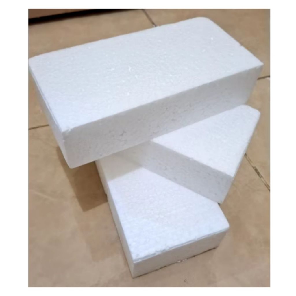 Busa Styrofoam Putih Flower Box | Foam Tancap Bunga | Gabus Rangkaian Bunga Buket & Hantaran