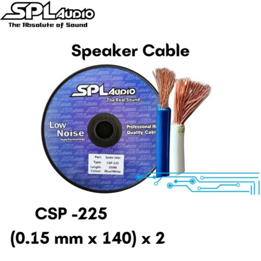 SPL Audio Kabel Kepang dalam Box CSP-225 Panjang 50 Meter