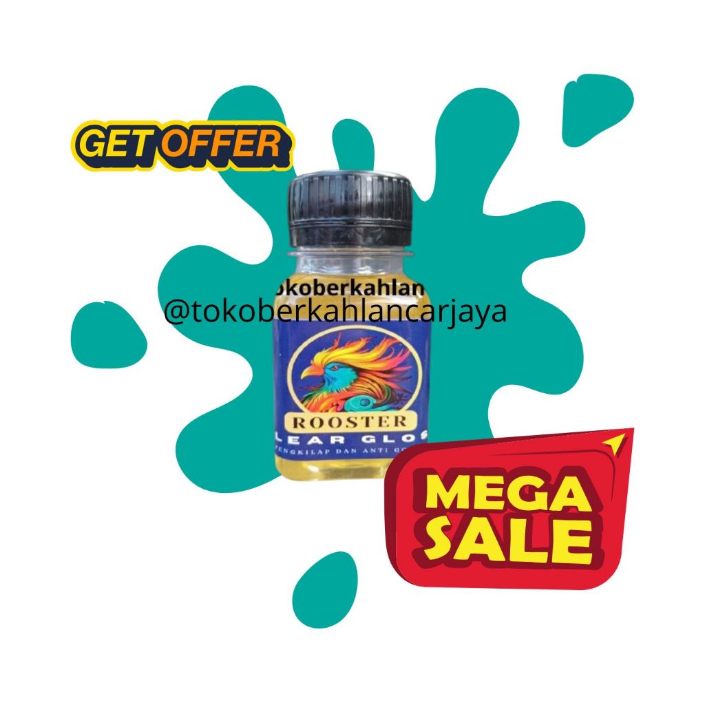 (OLES) 50 ML CLEAR GLOSS ANTI GORES PELAPIS CAT, DAN MENAMBAH WARNA GLOSSY