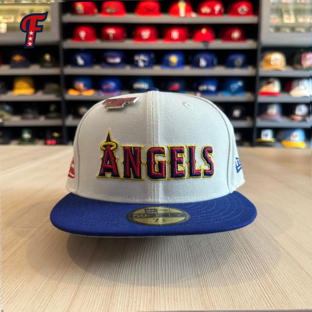 Topi New Era LA Angels Big League Chew Collab 59FIFTY Fitted Hat Original
