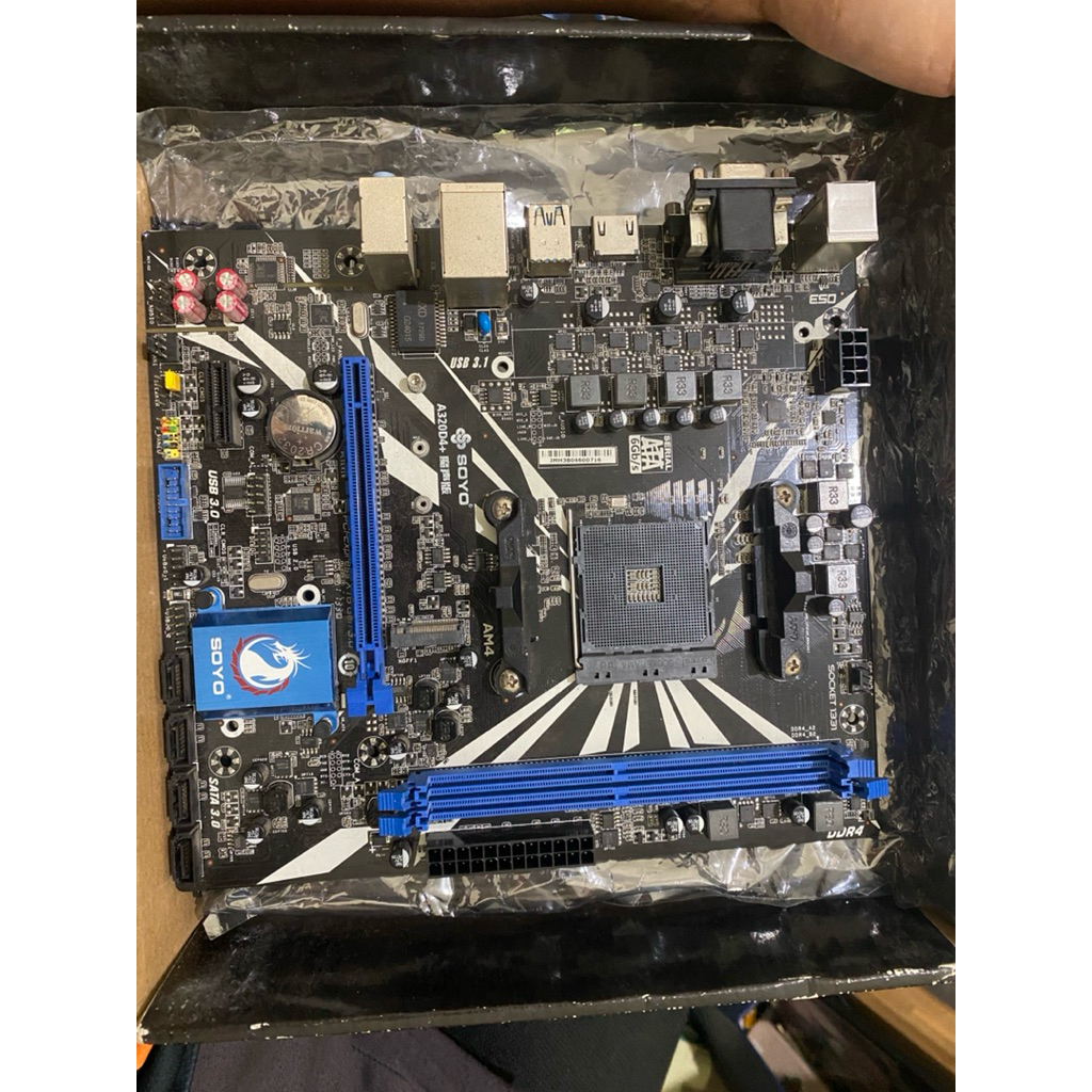 Mobo SOYO A320 M.2 MNUS