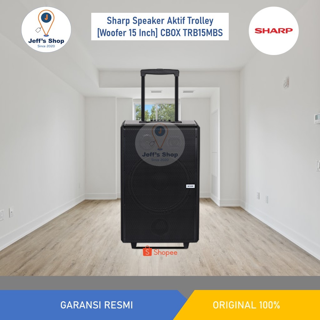 Sharp Speaker Aktif [Woofer 16 Inch] CBOX TRB15MBS