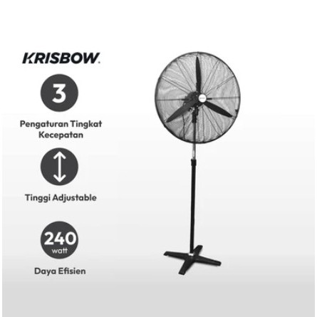 krisbow kipas angin standing 30 inci_pedestal industrial fan