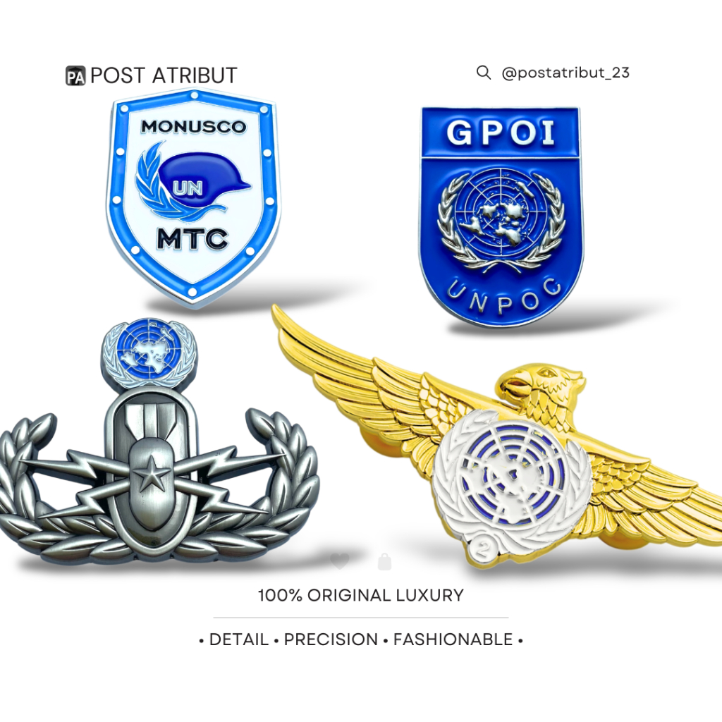 100% LUXURY ATRIBUT PBB / Peackepeer / Jihandak / Garuda Unifil / RDB Monusco / Monusco / GPOI UNPOC