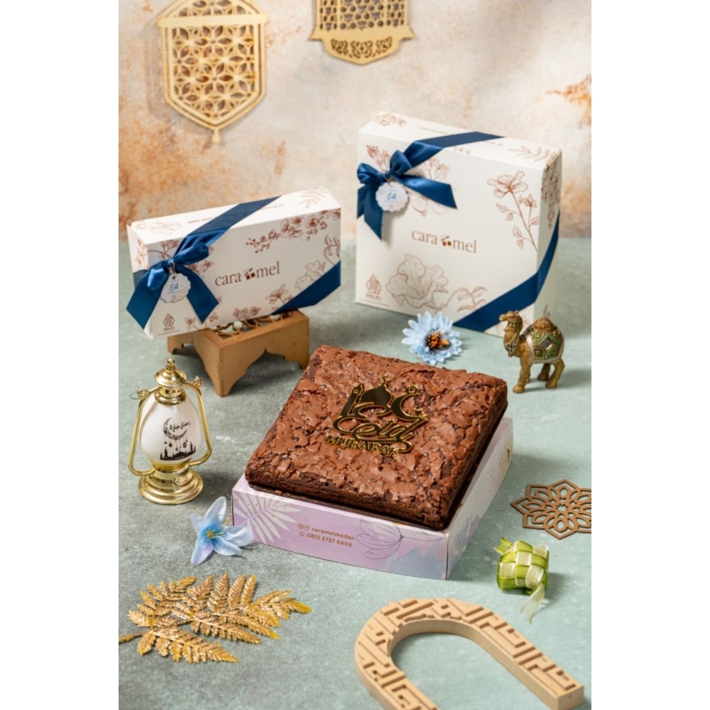 Seasalt Brownies | Gluten Free | Kue Cokelat | Hari Raya Caramelmedan Eid Mubarak Hampers Idul Fitri