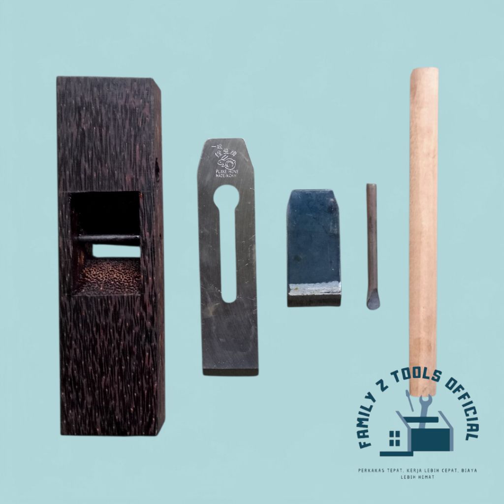 Set Ketam Unduk / Set Serut Kayu Manual / Alat Serut Kayu 25 cm