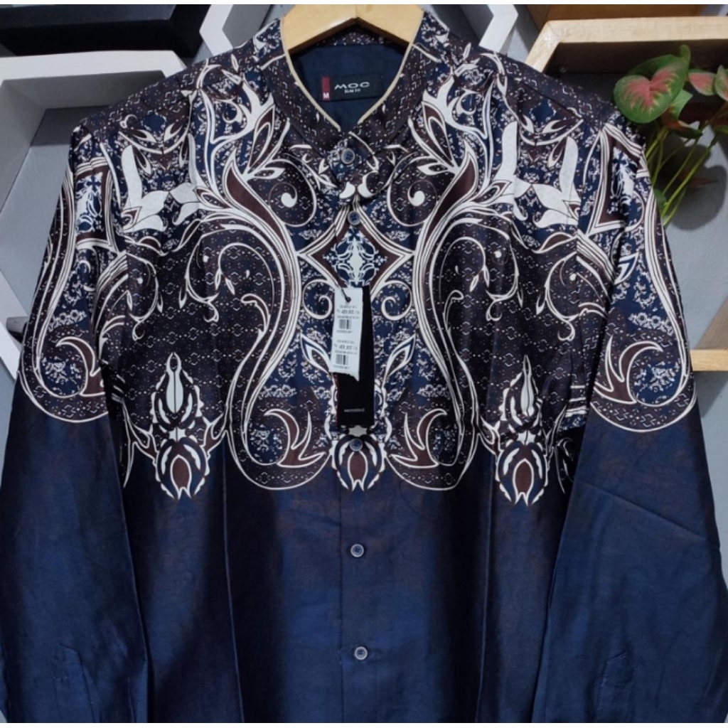 MOC Kemeja Batik ORIGINAL Baju Koko Premium distro terbaru