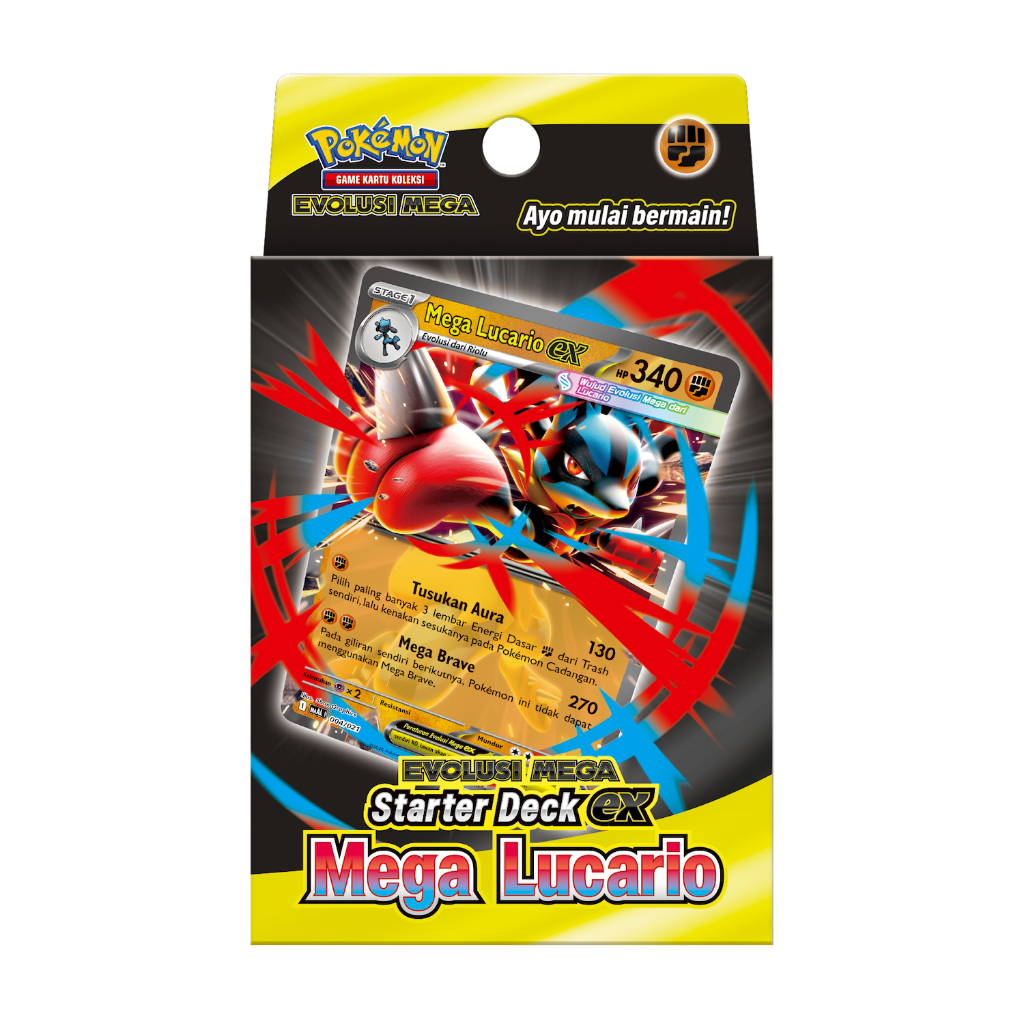 Gramedia Batam - Pokemon Game Koleksi Deck Mega Lucario