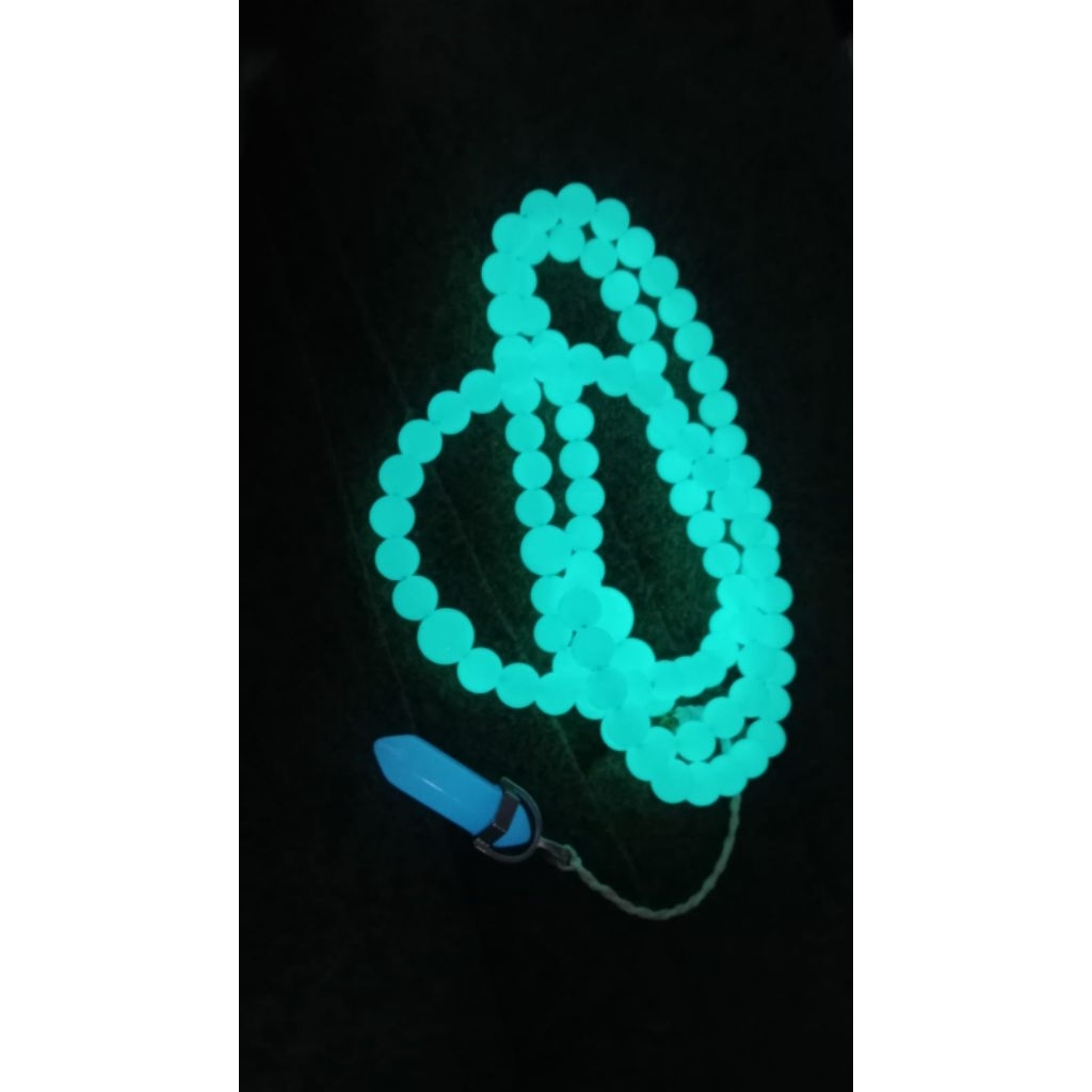 lesbi batu permata fosfor berbandul liontin batu permata fosfor