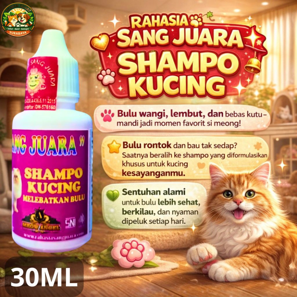 Shampo Kucing - rahasia sang juara