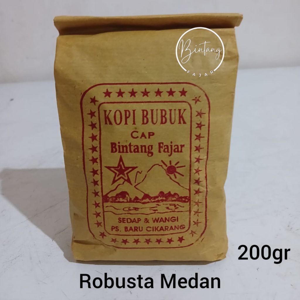 Kopi Bubuk Robusta Medan • Super • Kopi Medan -200Gram