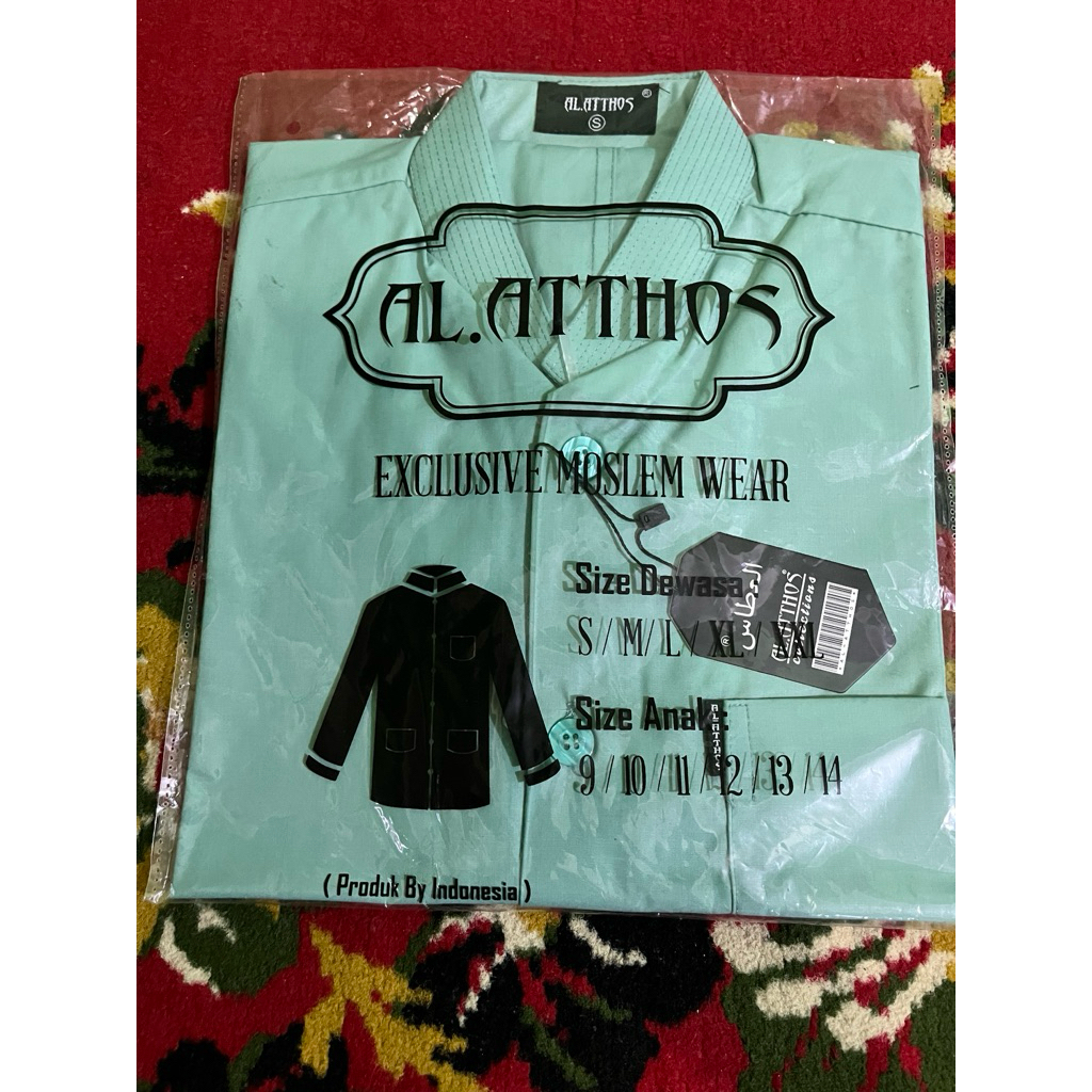 baju koko haibah Al-Atthos keren