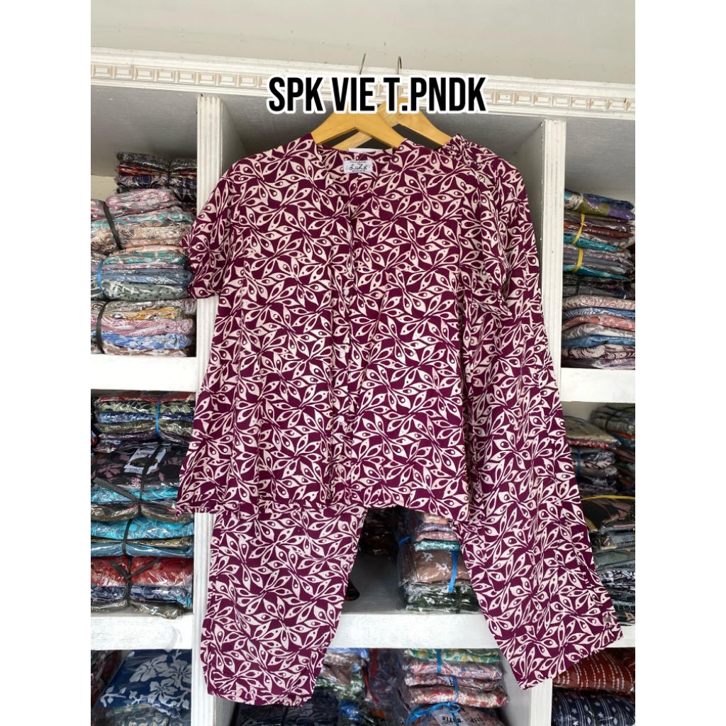 LUZA ~ Setelan Dewasa Vie by Batik Luza| Piyama Busui