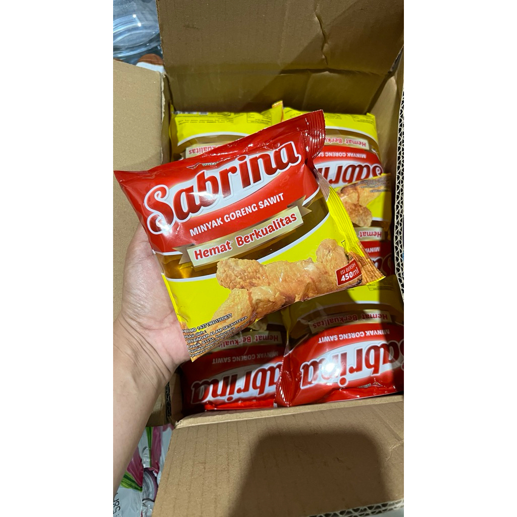 Minyak Goreng Sabrina 450 ml pouch/bantalan