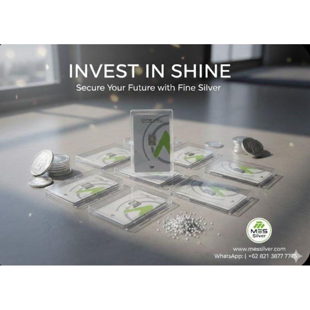 Fine Silver 2 Gram 999 RETRO | Keping Perak Murni | Investasi Logam Mulia