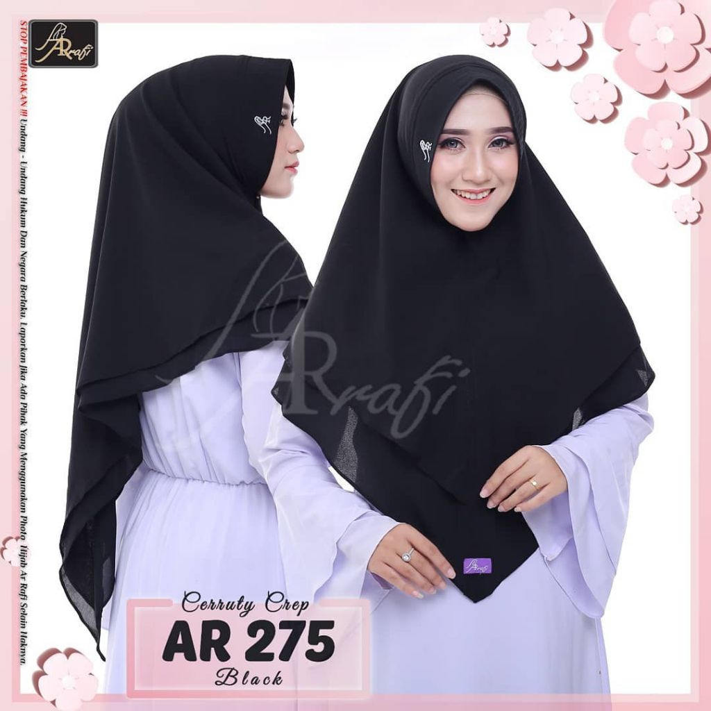 Flash Sale AR 275 Khimar Ar Rafi Hijab Arrafi Terlaris