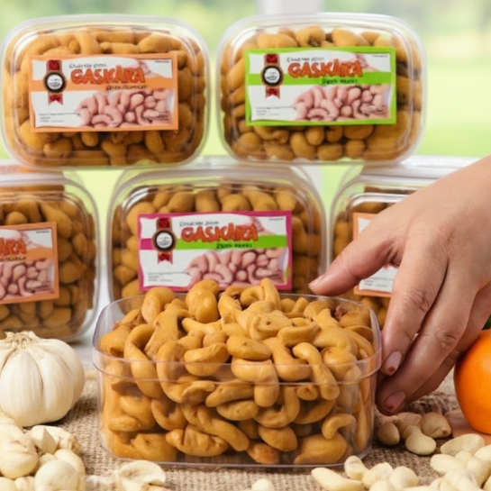 Gaskara Kacang Mete Rasa Original 400g - Snack Lebaran Renyah Gurih