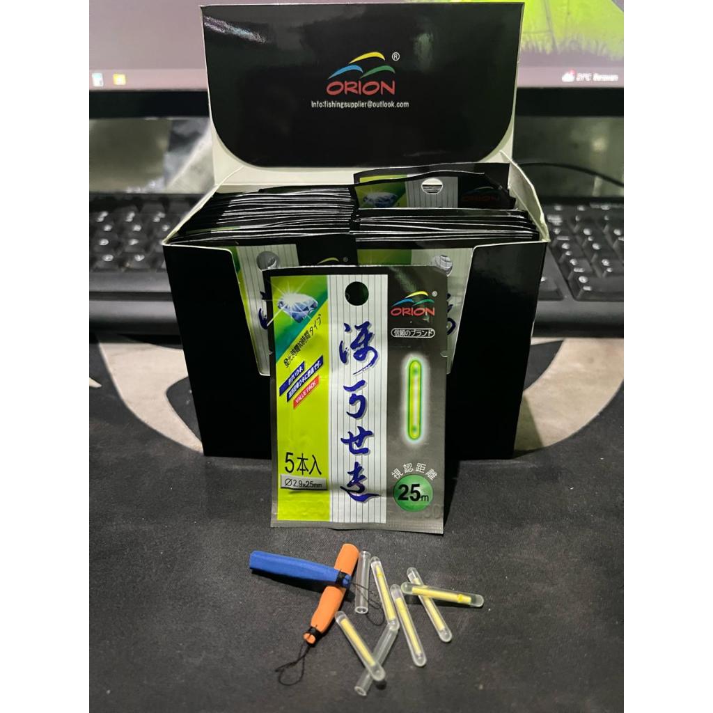 Paket 5pcs Starlet Diamond Orion Pelampung Pancing Malam + Kukumbul Busa – LED Terang Sensitif