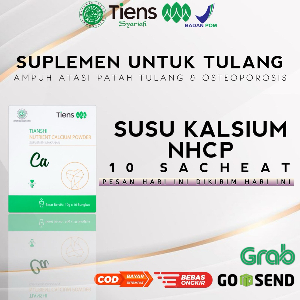 Peninggi Badan Tiens NHCP Nutrient Kalsium - Susu Calsium Tiens Ori