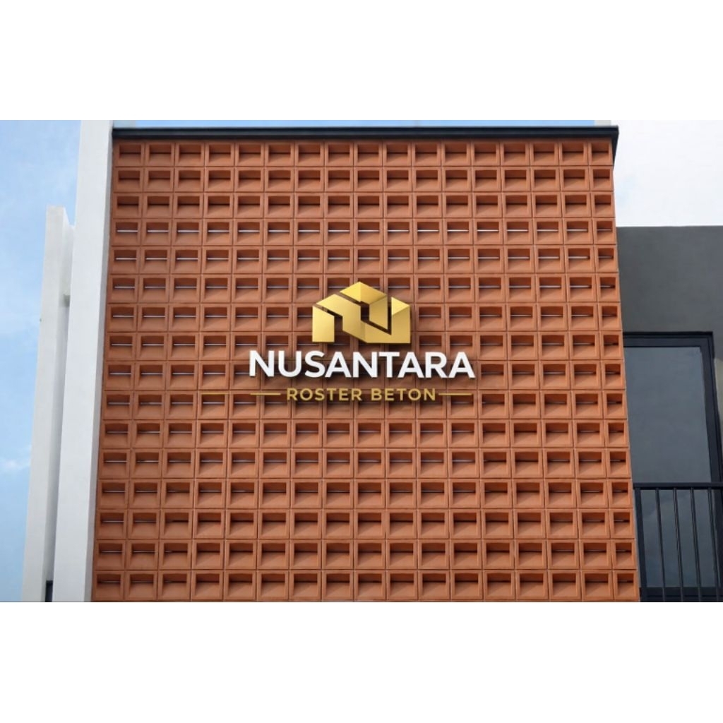 Roster beton terakota motif nako (2sisi) kualitas super
