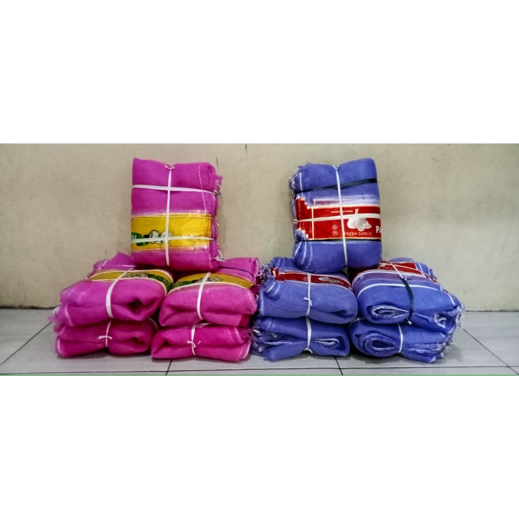 Karung Bawang Bekas, brongsong kelengkeng, isi 20 pcs, ukuran 20 kg