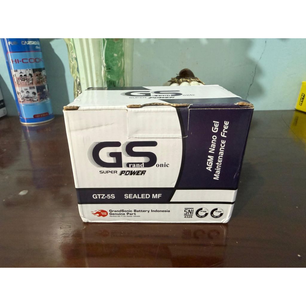 Aki Motor 12V GS GTZ5S