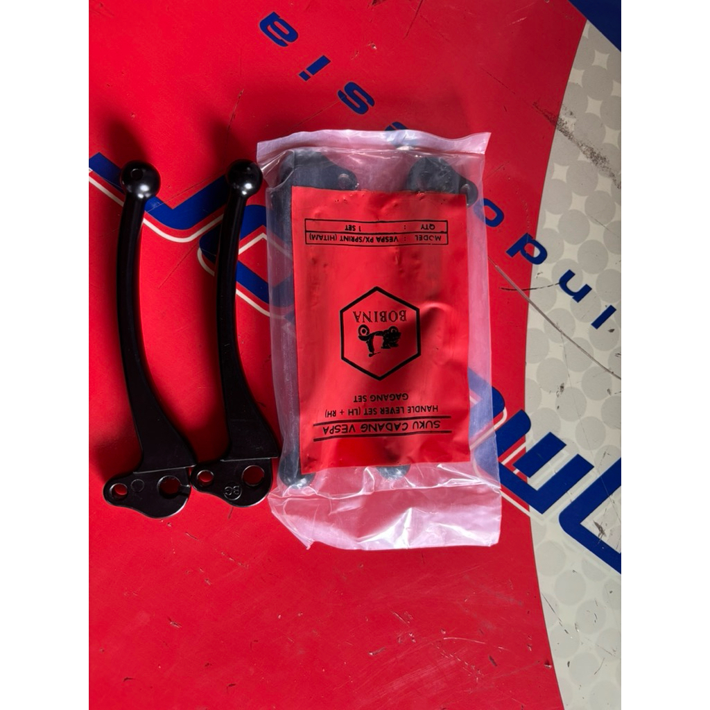 Handle Handel Hendle Hendel Vespa Super Sprint Babaj warna Hitam Bagus Merk IDP bagus madep