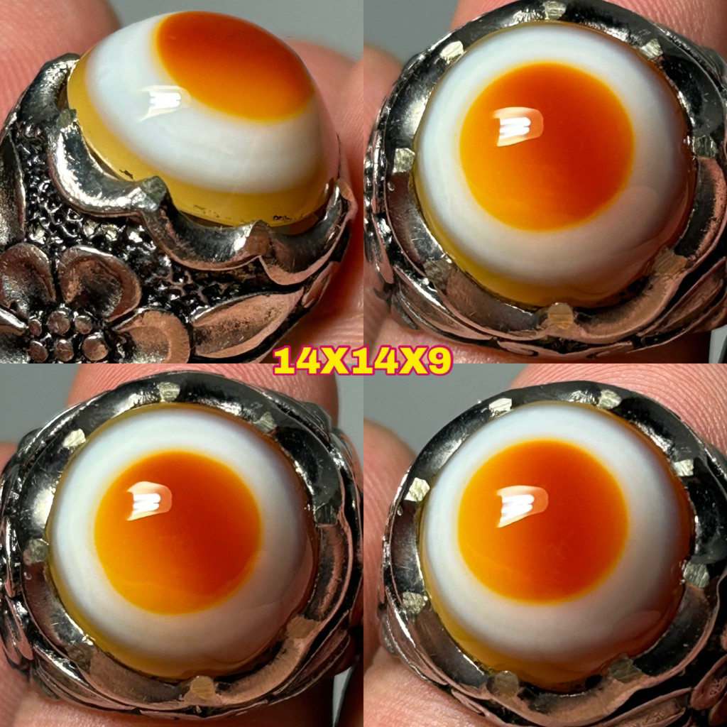 CINCIN BATU AKIK NATURAL YAMAN PUSER BUMI TELUR CEPLOK